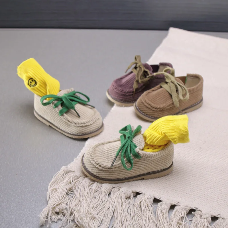 Детская обувь Сезон весна-осень Стиль Новинка В стиле ретро С антискользящим