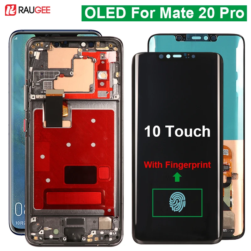 Дисплей 2K OLed для Huawei Mate 20 Pro сенсорный экран 10 с дигитайзером замена экрана Mate20