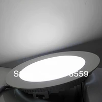 round led panel light 6w ac85 265v recessed led ceiling light ultra thin led downlight whitewarm white with led driver