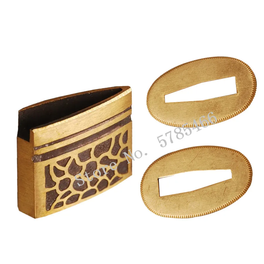 Набор аксессуаров для катаны вакидзаси меча с орлом медная Цуба менюки фучи