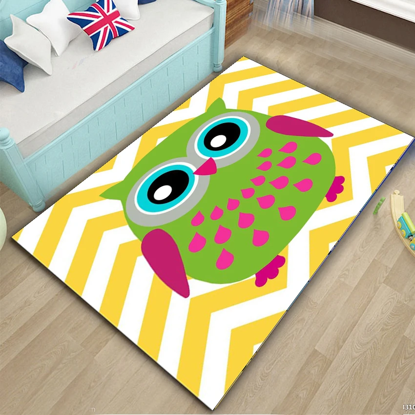 

Фланелевые коврики в стиле аниме с совой для гостиной, детский коврик для детской комнаты, кухонные коврики для гостиной, декоративные дома...