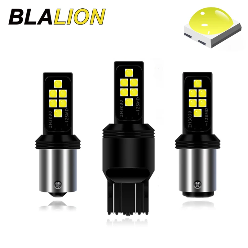 SEAMETAL BA15S 1156 1157 BAY15D светильник лампы T20 7440 Canbus без ошибок светодиодный 3030 чипов