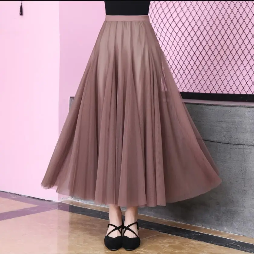 

2020 модные сетчатые плиссированные юбки и темпераментная тонкая небольшая пляжная плиссированная юбка в студенческом стиле с подкладкой ...