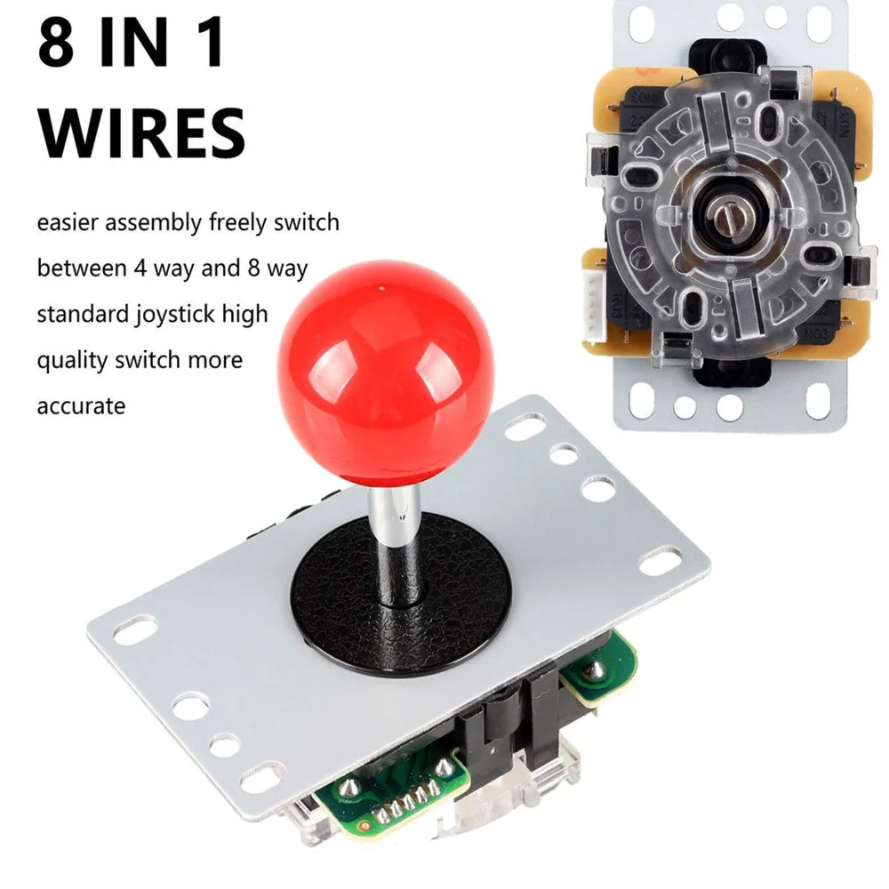 2 шт. копия Sanwa 5Pin 8Way джойстик с печатной платой для аркадной игровой консоли