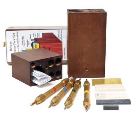 

Mineral Mohs scale of hardness picks portable hardness tester 1~10 degrees pencil