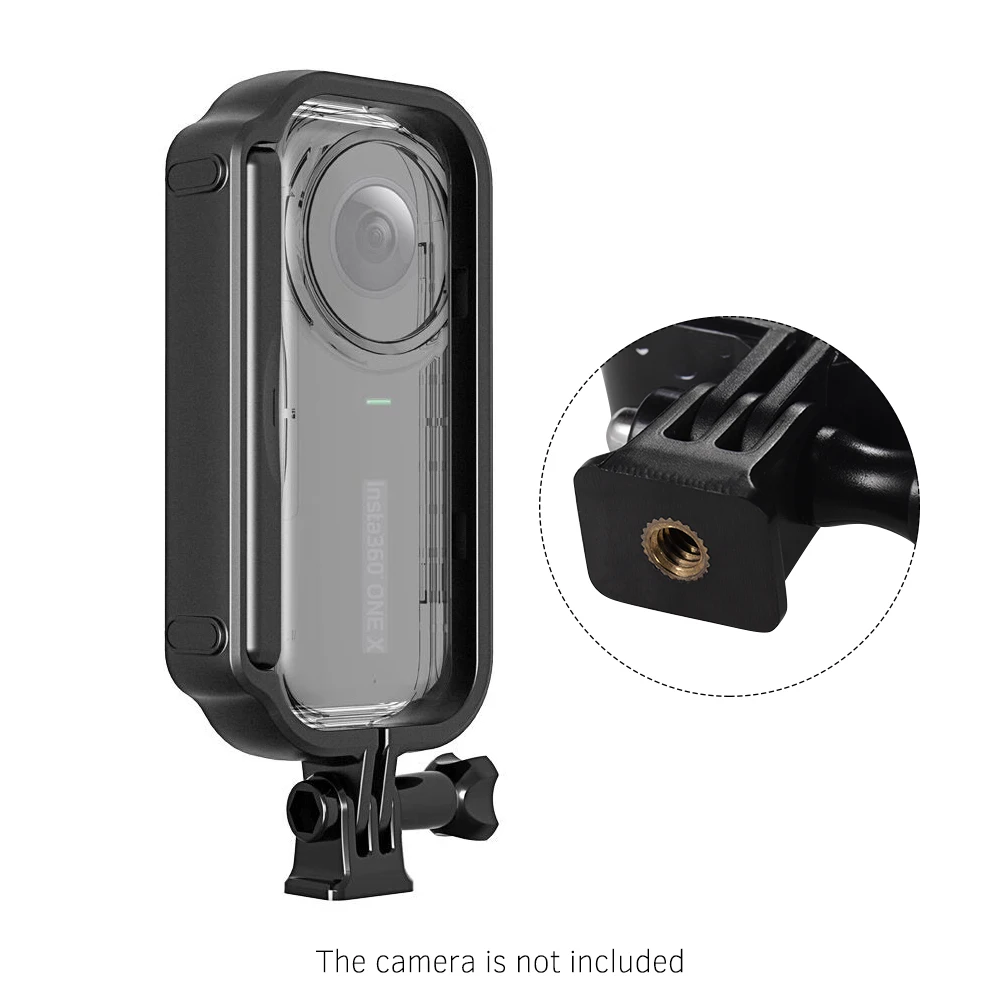 

Diving Camera Case for Insta360 ONE X Action Camera Underwater 30M 1/4 Inch Screw Hole Waterproof Camera Housing accessories