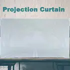Экран для проектора H100Q, практичный складной дизайнерский экран для кино, из полиэстера, 100 дюйма, 16:9, портативный проекционный занавес для кино
