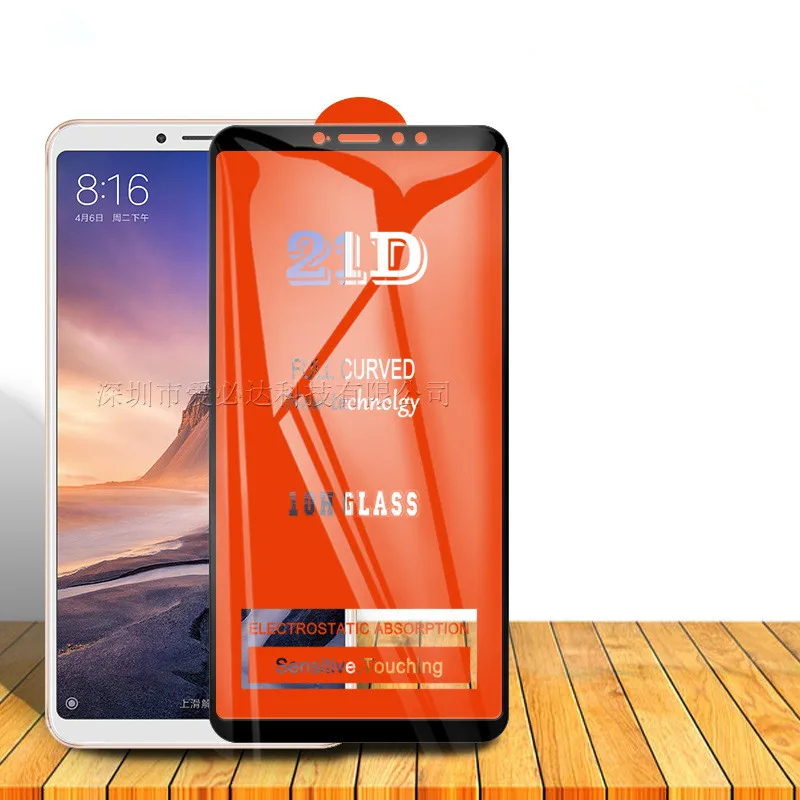 

21D Tempered Glass Film Full Cover Protect Protective Glass Film For Xiaomi Redmi 10T K20 K20Pro K30 K30Pro F2Pro S2 Y1 Y2 Y3