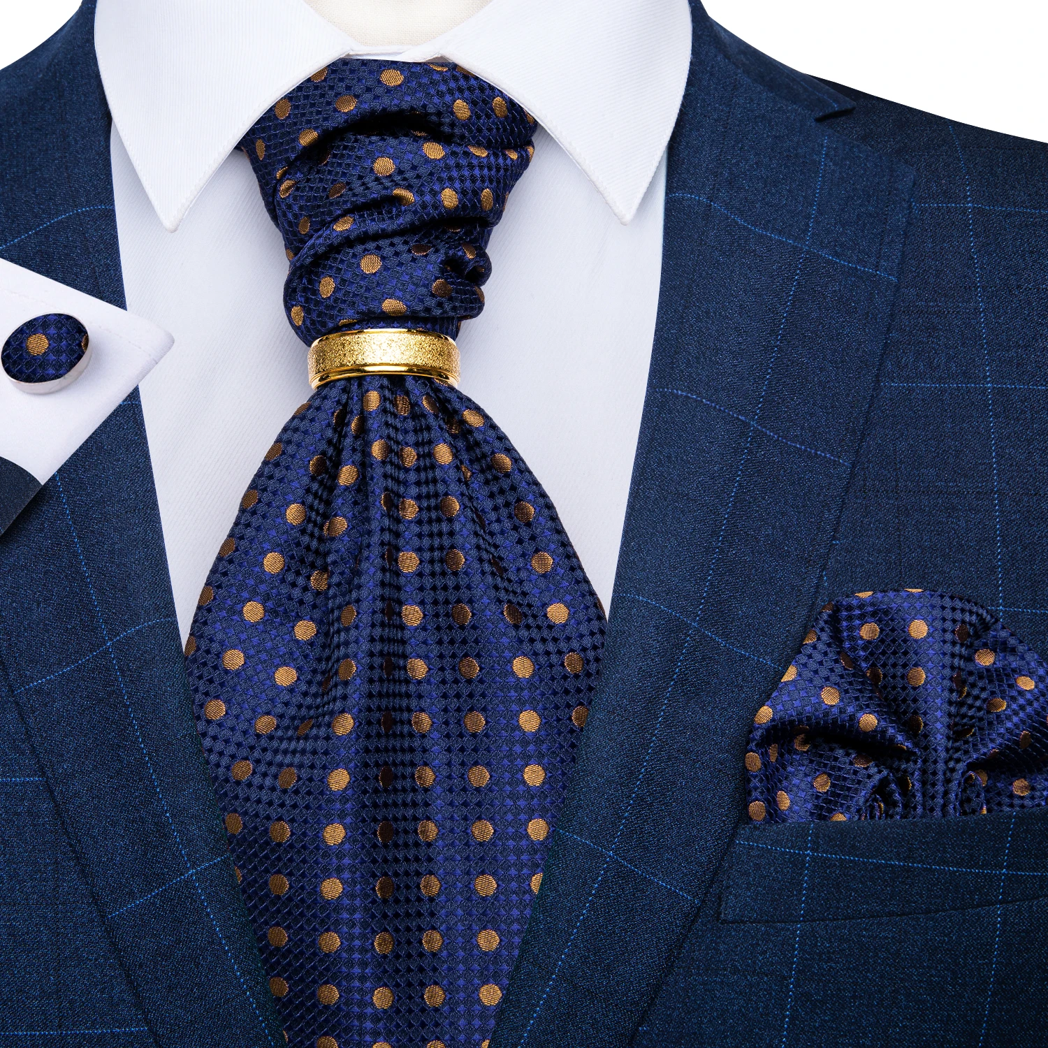 Мужские Винтажные бирюзовые зеленые с Пейсли свадебные формальные Cravat Ascot Scrunch