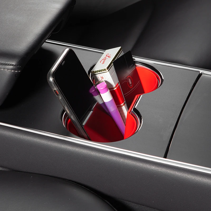 Центральный держатель стакана для воды Tesla Model 3 2020 водонепроницаемые подставки