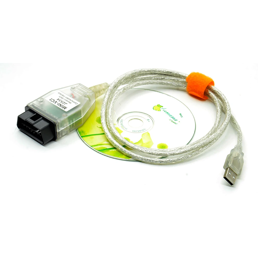 5 шт./лот MINI VCI V13.00.022 интерфейс для TOYOTA TIS Techstream Minivci FT232RL чип J2534 OBDII OBD2