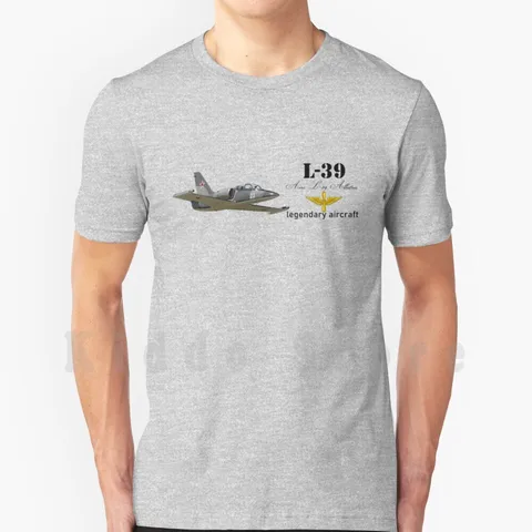 Оригинальная футболка с принтом для мужчин, хлопковая новая крутая футболка Sibosssr L 39, самолет-истребитель, пилот, самолет, тренировка Aero L 29