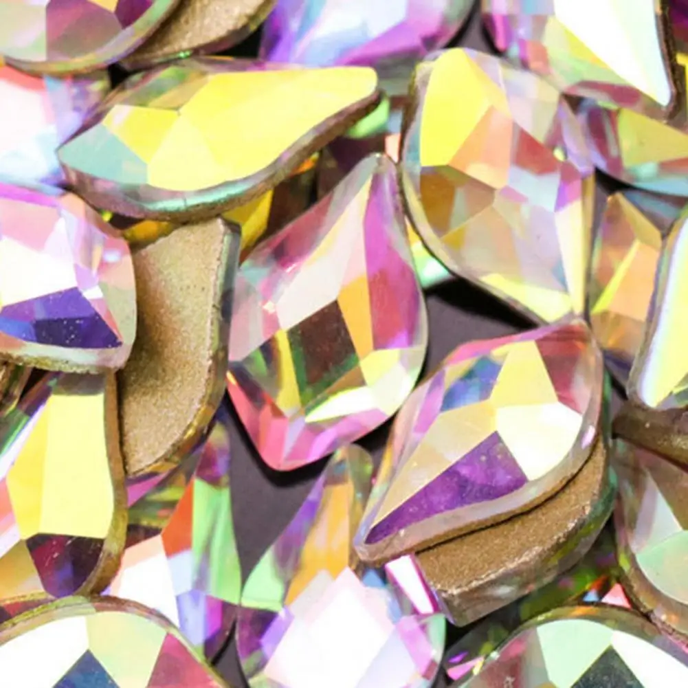 

100Pcs/Bag Nail Art Sticker Lovely Exquisite Rhinestone Beads Manicures For Nail DIY Nail Decal Decoration for Personal