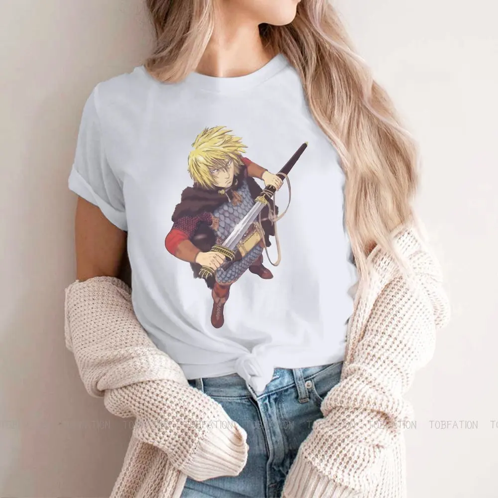 

Thorfinn Essential Women's TShirt Vinland Saga Askeladd Viking Anime Girls Graphic Tops Cotton Female T Shirt 4XL Hipster Gift