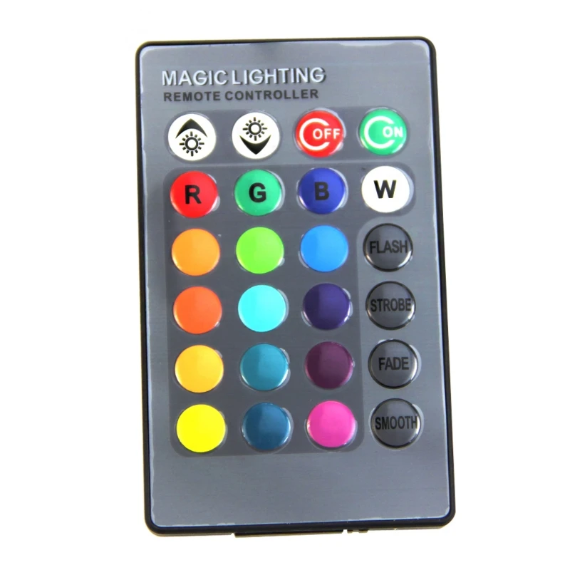 E27 15 Вт лампа RGB светодиодный светильник для изменения цвета с пультом