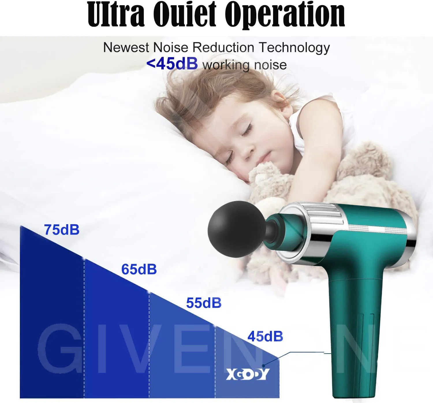 Профессиональный ручной массажный пистолет Fascia Электрический массажер для