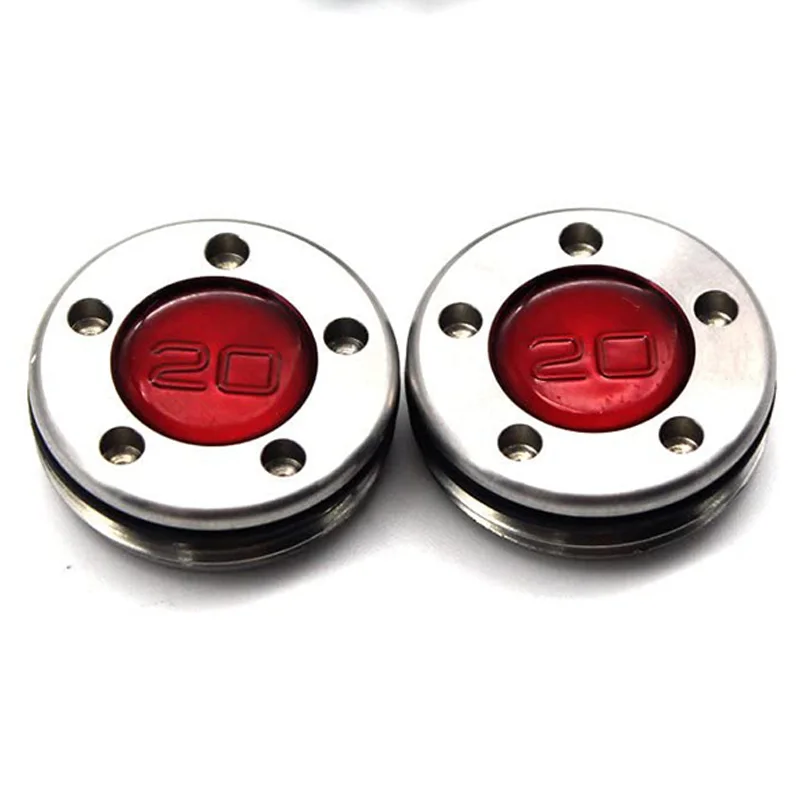 

2 X 20G Custom Weights + Wrench,Putter Weight Wrench Aluminium Alloy Golf Screw Wrench Putter,(Silver)