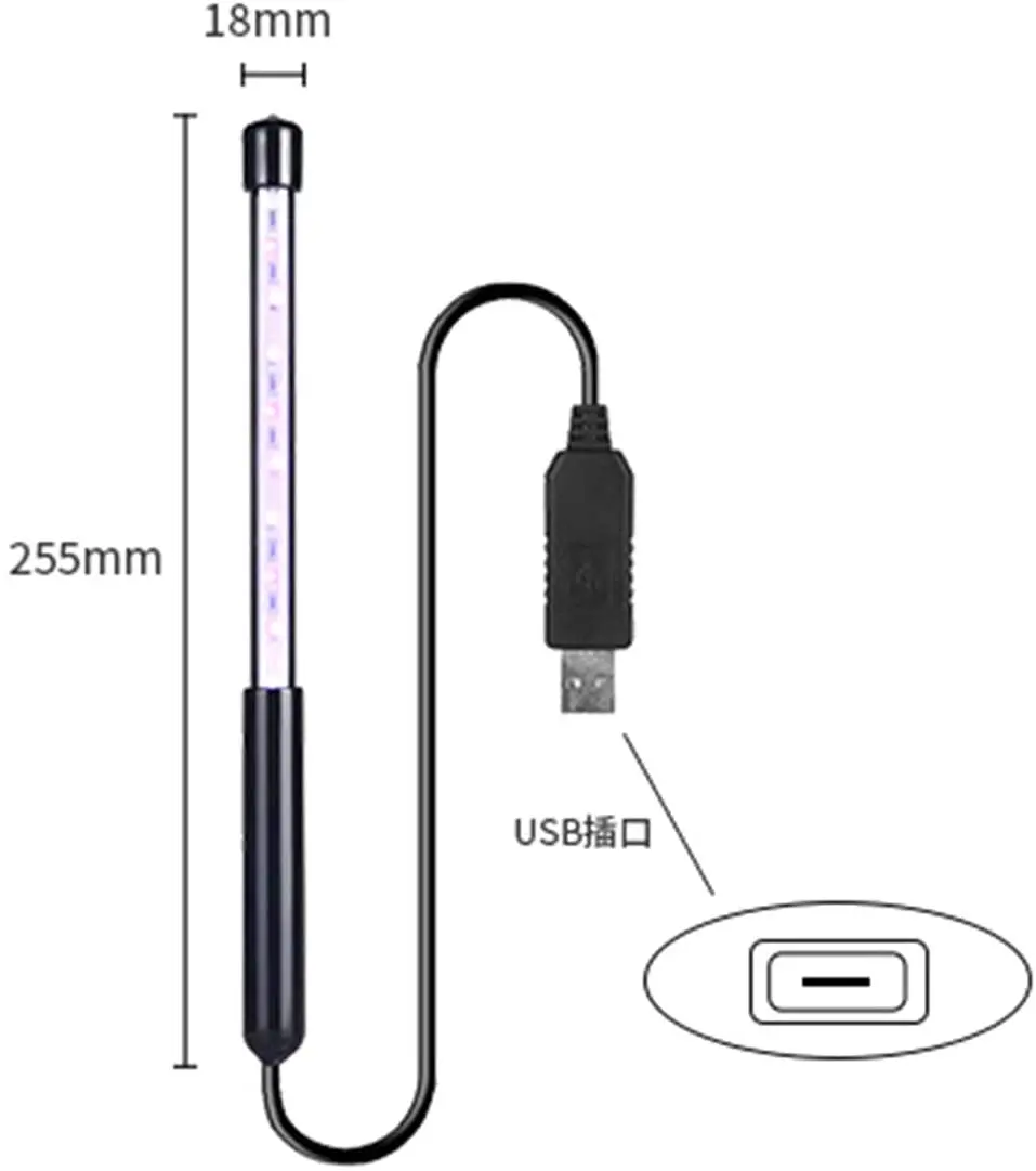 Портативный светодиодный светильник для дезинфекции с USB зарядкой