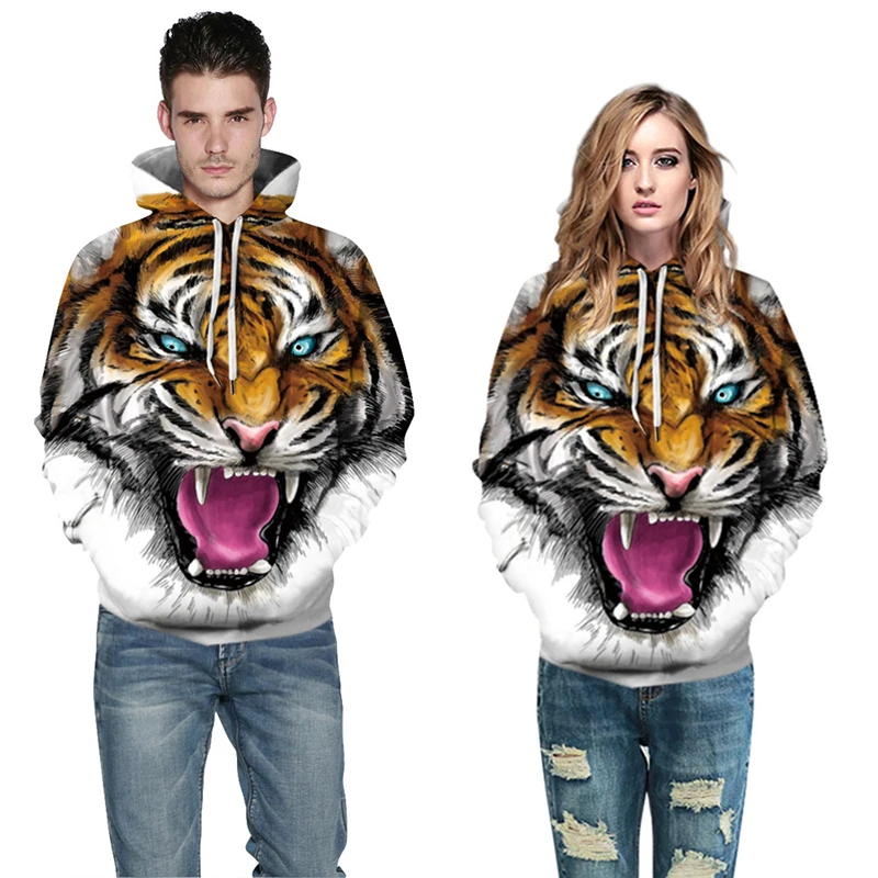 2019 осенние и зимние толстовки для пар с принтом женщин мужчин Толстовка