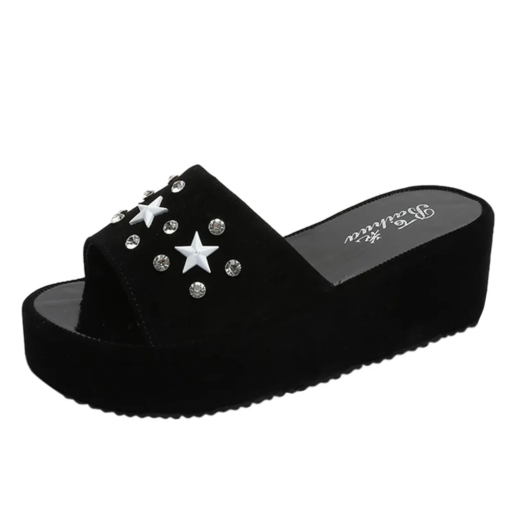 SAGACE/Босоножки Женская обувь с украшением в виде звезды и стразы Модные