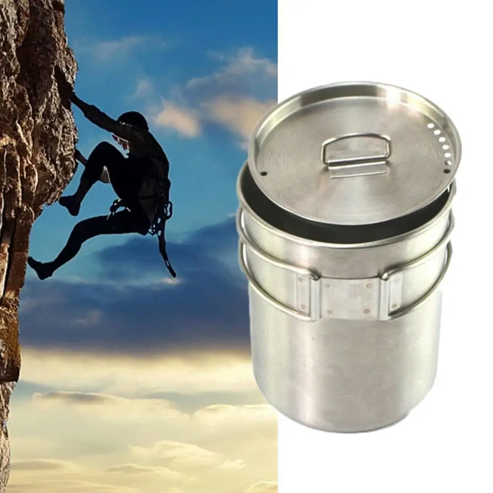 700 мл походная посуда Сверхлегкая титановая сковорода для кемпинга на открытом