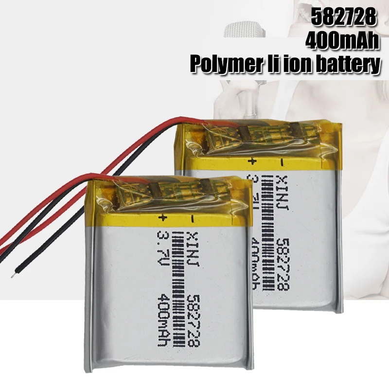 

3.7V 400mAh Rechargeable li-Polymer Li-ion Battery For Q50 G700S K92 G36 Y3 Children's smart watches mp3 582728 602828