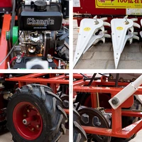 Home Small Harvester Hands On Wind Cooling Low Noise Harvest Wheat Rice Oat Highland Barley Commercial Hand Help Drag Machine