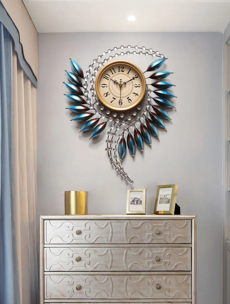 

3d Big Wall Clock Modern Design Large Wall Watch Living Room Wall Ornament Large Luxury Clock For Home Decor Metal 22513794