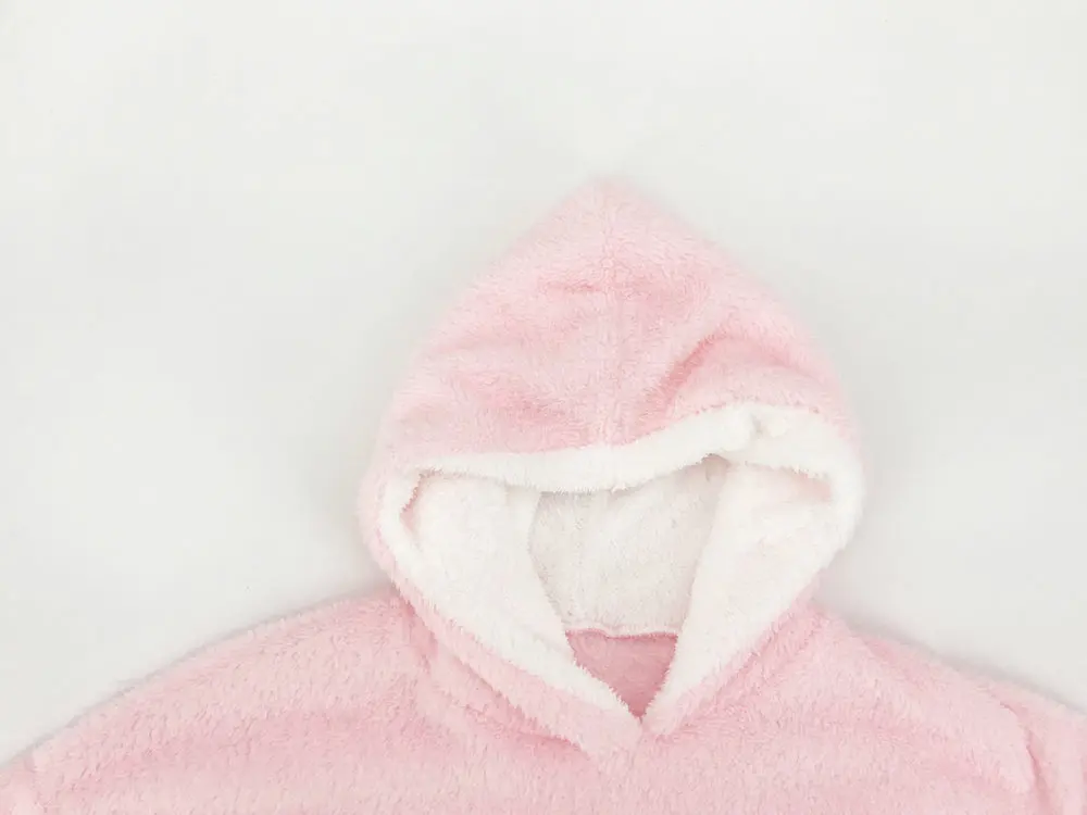 Vieuunsta Женская толстовка Kawaii флис мех длинный рукав с капюшоном Осень Зима мишка уши мягкий пуловер толстовка с капюшоном XL