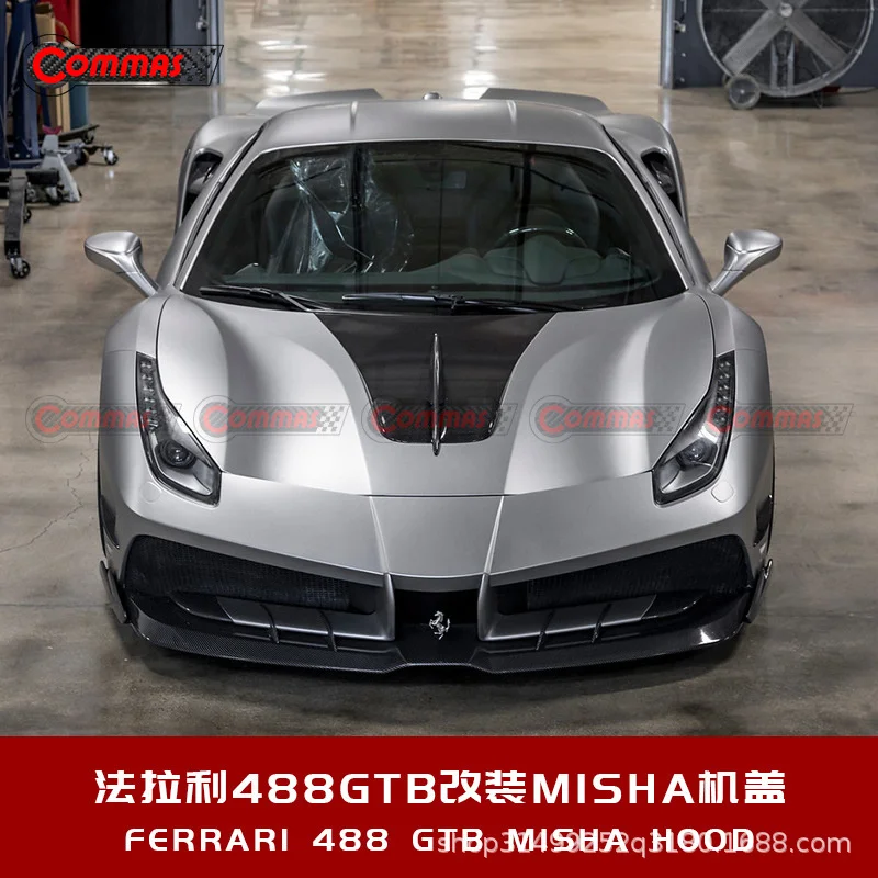 2022 костюм для Farah 488 модифицированный капот Misha из углеродного волокна улучшенный