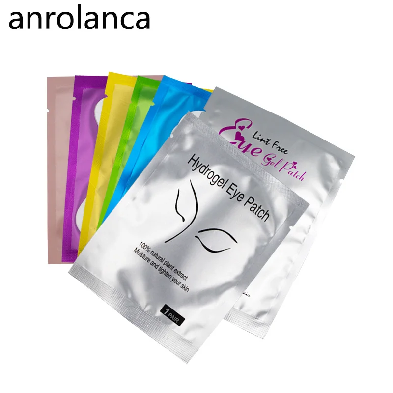 Бумажные накладки для наращивания ресниц 25 пар подушечки под глаза прививочные