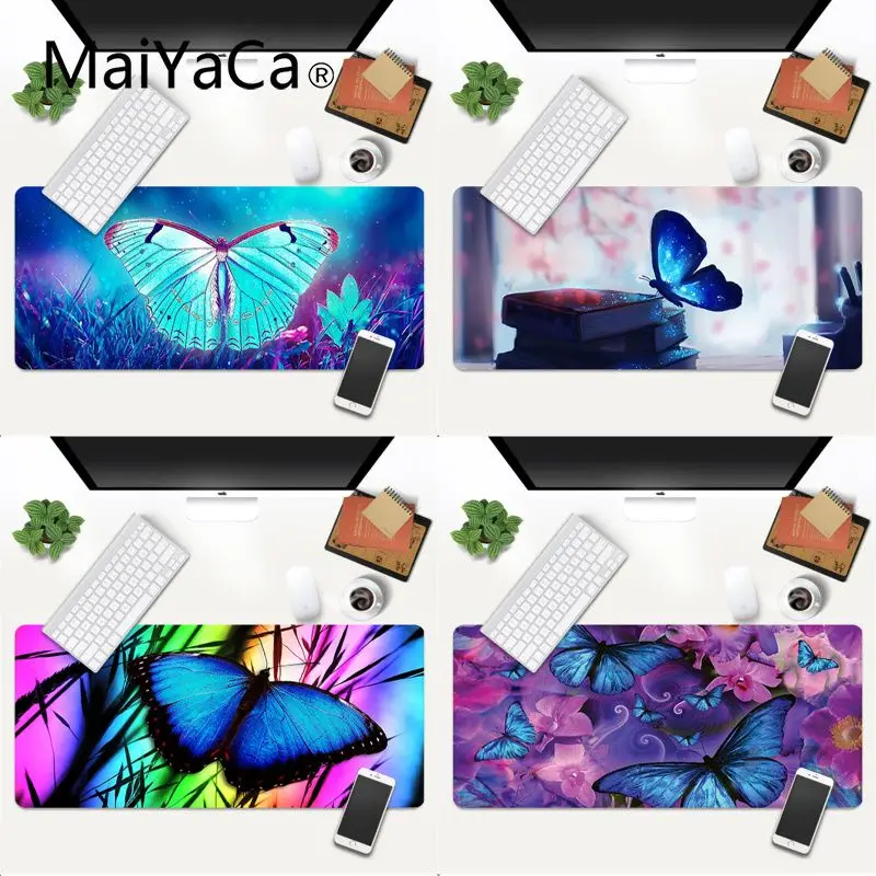 Чехол с изображением синей БАБОЧКИ Арт Стопорная кромка Скорость Управление