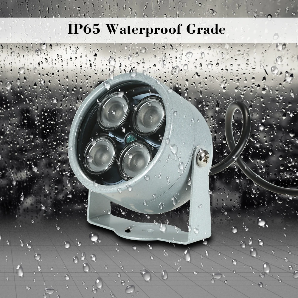 4 шт высокое Мощность светодиодный ИК осветитель Массив лампы для