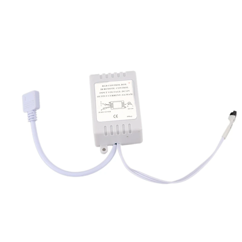 

44 keys Wireless IR Remote control with receiver for 5050 3528 RGB SMD LED strip light