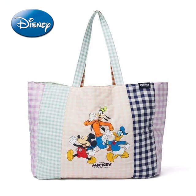 

Disney Bag Mickey Cartoon Print Woman Canvas Shoulder Bag Messenger Bag Handbag Tote Bag Shopping Bag Female Bag Trend In 2021