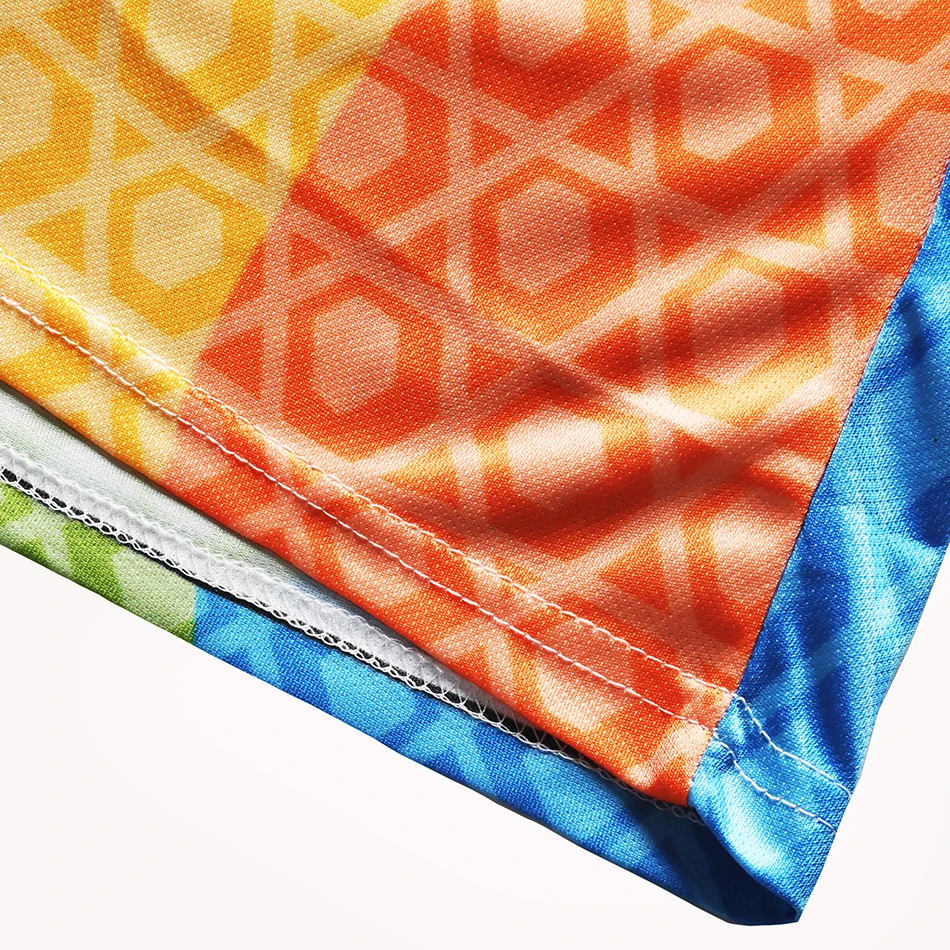 Футболка мужская в радужную полоску быстросохнущая рубашка с длинным рукавом и