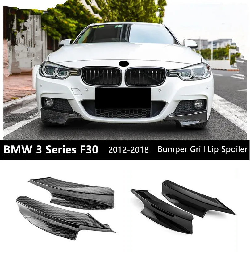 Передний спойлер для BMW 3 Series F30 F35 2012 2018 гриля диффузор бампера спойлеры