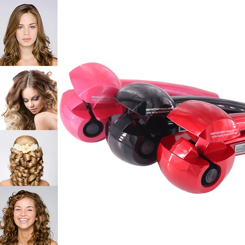 

Automatic Hair Curler LCD Magic Anti-scalding Curlers Wave Hair Styling Tool Ceramic Heating Hair Curling Iron Curlers