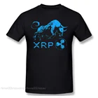Футболка XRP Ripple Coin для криптовалюты, Мужская модная рубашка с коротким рукавом, одежда высшего качества
