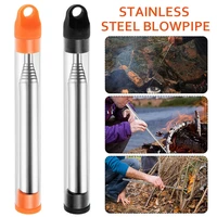 fire bellows collapsible portable fire blower pipes fireplace barbecues campfire tool manual blowing tubes for outdoor picnic