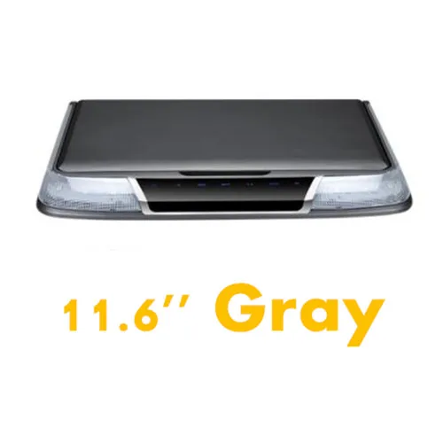 11,6 ''/13,3'' 12V HD экран автомобиля TFT автобус откидной дисплей верхний экран Потолок на крыше Крепление монитор медиаплеер 1080P HDMI - Цвет: 11.6 MP5 Gray