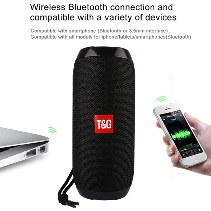 Bluetooth динамик Портативная Беспроводная колонка TG117 громкоговоритель коробка