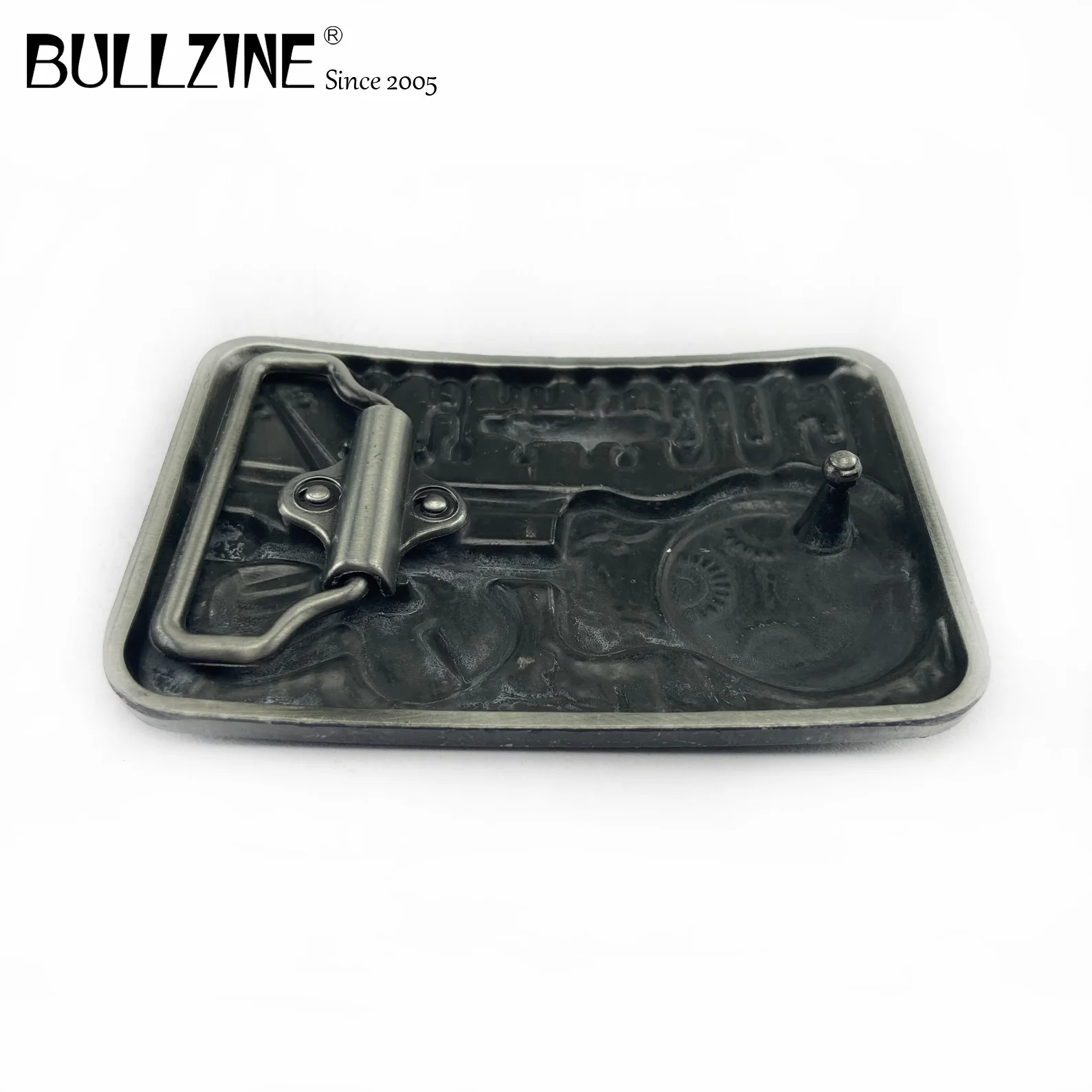 В Bullzine Кантри пряжки ремня с оловянной отделкой FP-03124 подходит для детей на