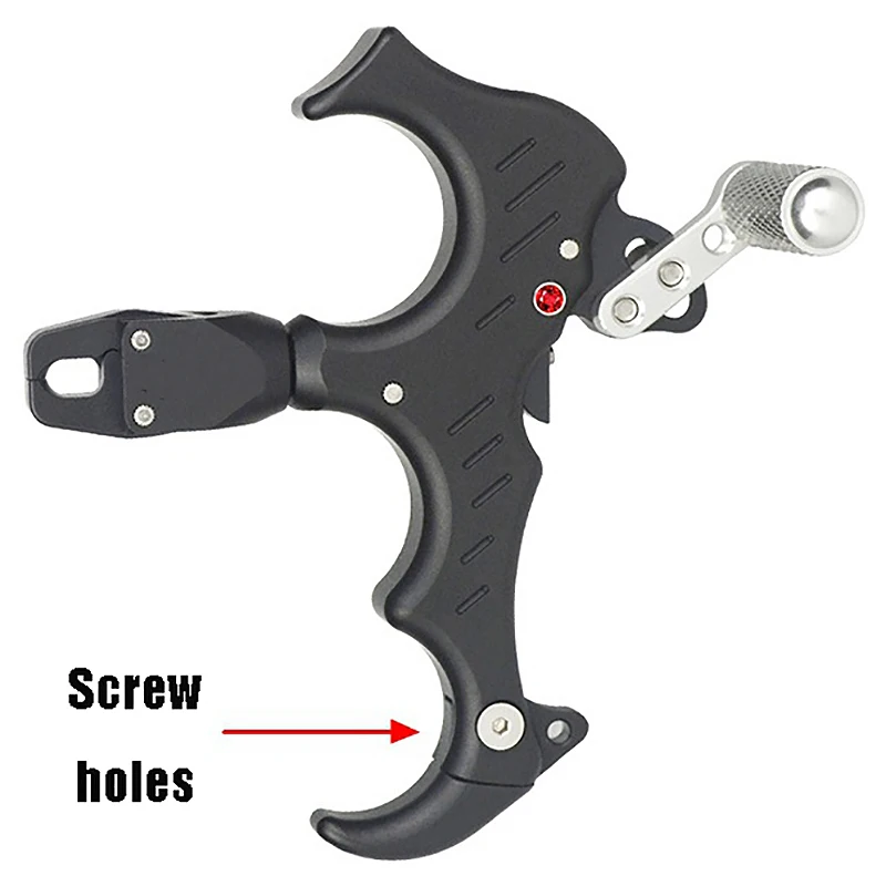 Super sell-360 Degree Rotate Clamp Compound Bow Release Aids 3/4 Fingers Archery | Спорт и развлечения