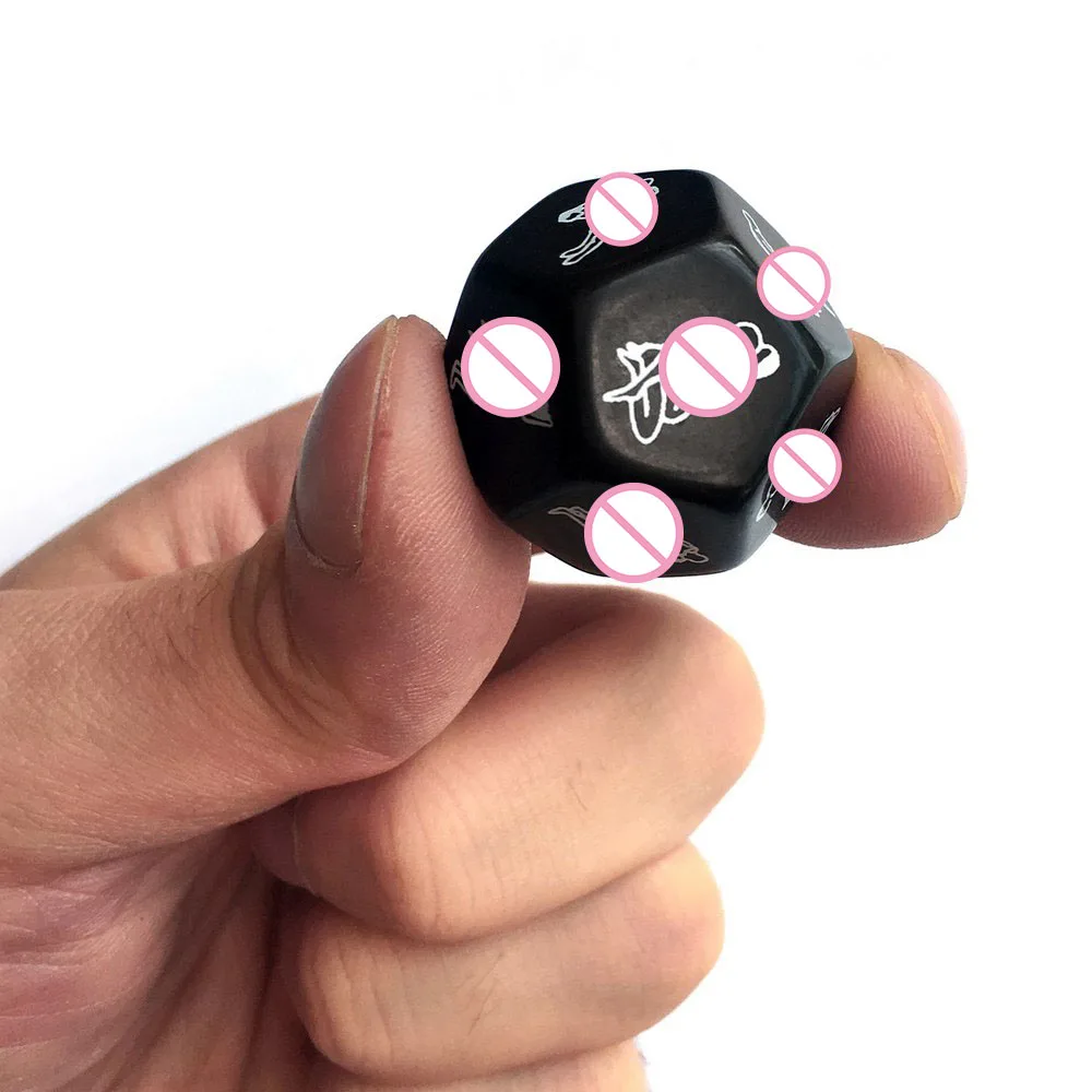 12 Сторон Забавные эротические игральные кости Романтика Любовь Юмор Азартные