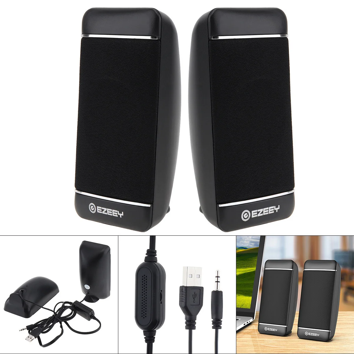 S4 Mini USB 5V сабвуфер динамик 3 5 мм аудио ноутбук компьютер громкий с регулировкой