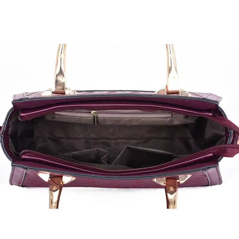 

Pu Leataher Shoulder Bags for Women 2021 New Luxury Handbags Women Bags Designer Casual Totes Large Capacity Top-Handle Bag Sac