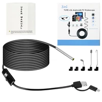 3 9mm 3in1 hd 720p industrial endoscope camera ip67 waterproof usb borescope inspection cam for android iphone windows pc mac