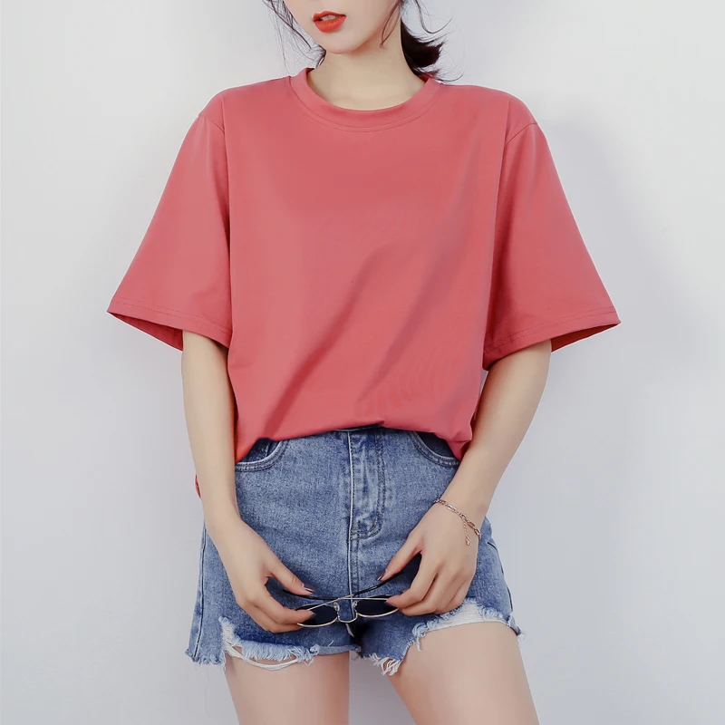 

2020 Women Shirt Fashion T-Shirt Khaki Tees short sleeve