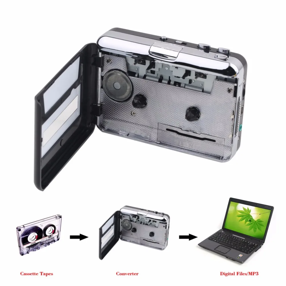 Кассетный плеер преобразователь USB кассеты в MP3 музыкальный проигрыватель Capture